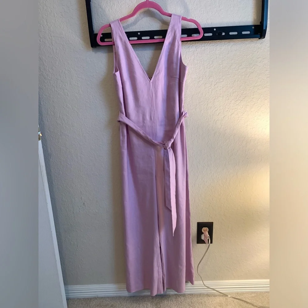 NWOT- Elegant Purple Sleeveless Dress - Picture 1 of 14